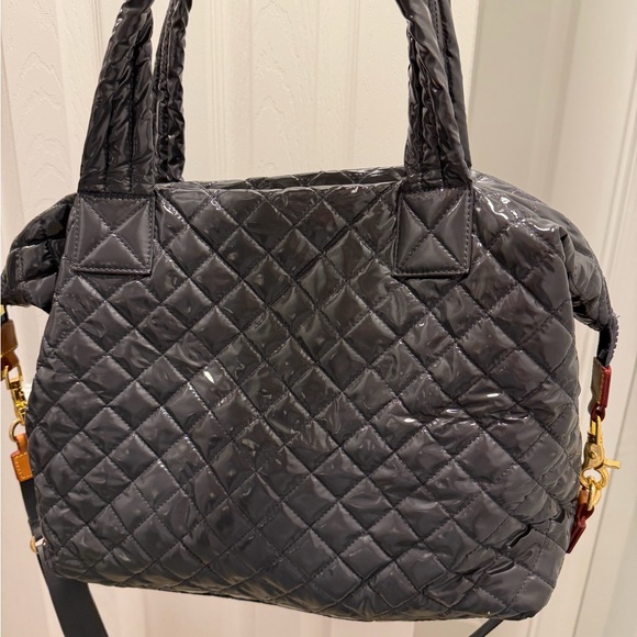 MZ Wallace Charcoal Quilted Tote - Picture 2 of 3